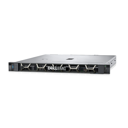 Pilt Dell | PowerEdge | R250 | Rack (1U) | Intel Xeon | E-2314 | 4C | 4T | 2.8 GHz | No RAM, No HDD | Up to 4 x 3.5" | Hot-swap drive bays | PERC H355 | iDRAC9 Basic | Power supply Titanium 1x700 W | Static Rails | No OS | Warranty Basic Onsite 36 month(s)