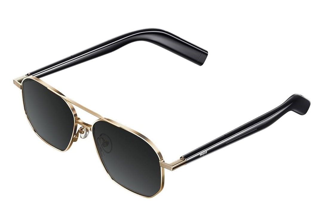 Pilt Xiaomi | Smart Audio Glasses | Mijia Pilot-Style | Bluetooth | Open-Ear | Microphone | Gold | Noise canceling | Wireless