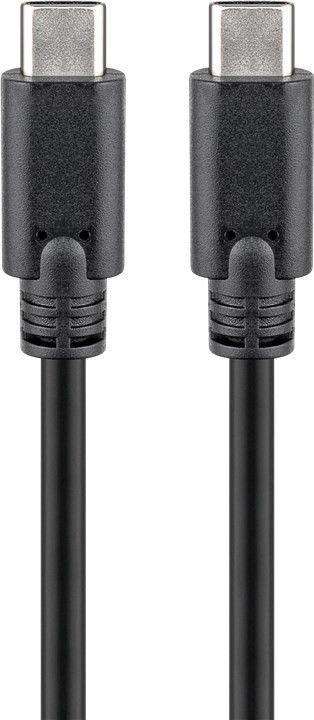 Pilt Goobay 67976 USB-C 3.1 generation 1 cable, black, 1m | Goobay | USB-C Charge Cable USB-C male | USB-C male