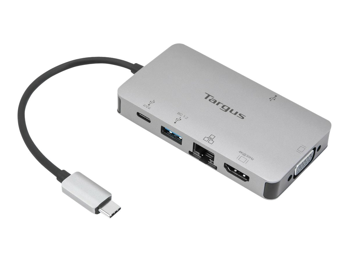 Pilt Targus USB-C DP Alt Mode Single Video 4K HDMI/VGA Docking Station with 100W PD Pass-Thru | Targus