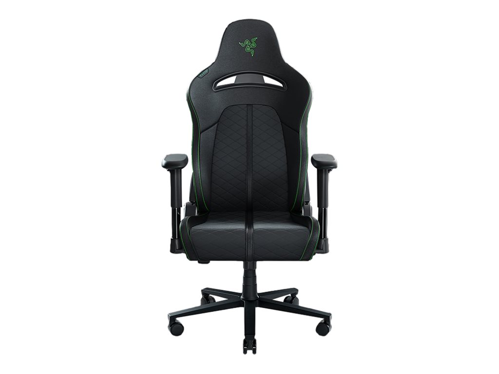 Pilt Razer mm | EPU Synthetic Leather; Steel; High density Polyurethane Moulded Foam | Black/Green