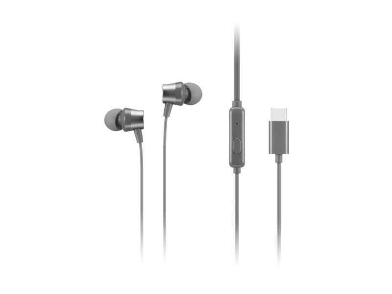 Pilt Lenovo | 300 USB-C In-Ear Headphone | GXD1J77353 | Built-in microphone | Wired | Grey