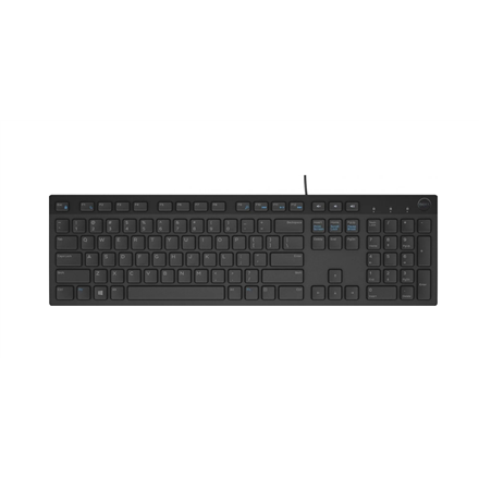 Pilt Dell Keyboard KB216 Multimedia Wired Ukrainian Black