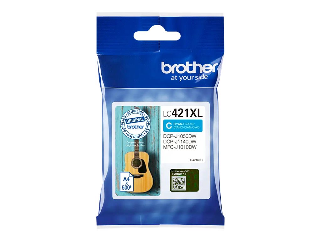 Pilt Brother LC421XLC Ink Cartridge, Cyan | Brother LC421XLC | Ink cartridge | Cyan