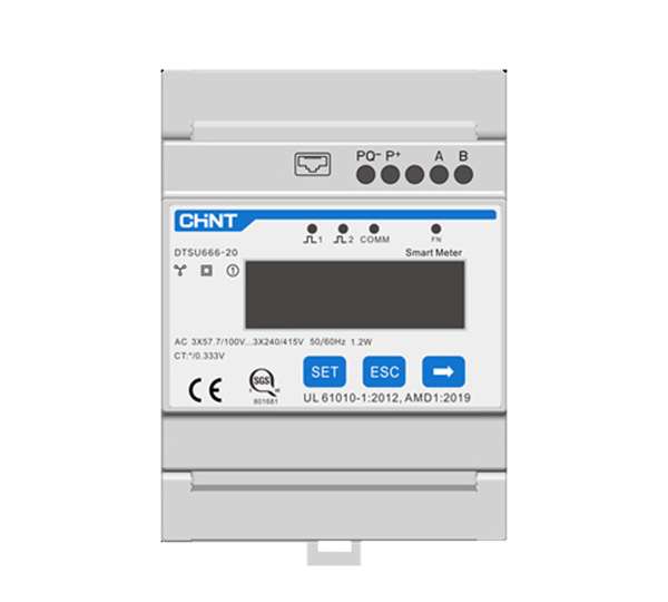 Pilt SUNGROW | Three Phase Smart Energy Meter 250A DTSU666-20 indirect measurement (needs CT‘s)