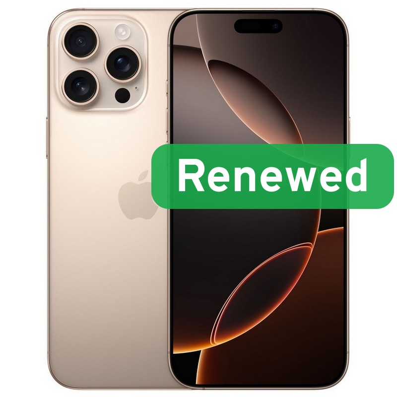 Pilt Apple Renewed Grade A++ | Apple iPhone 16 Pro Max | Desert Titanium | 6.9 " | OLED | 256 GB | 5G | iOS