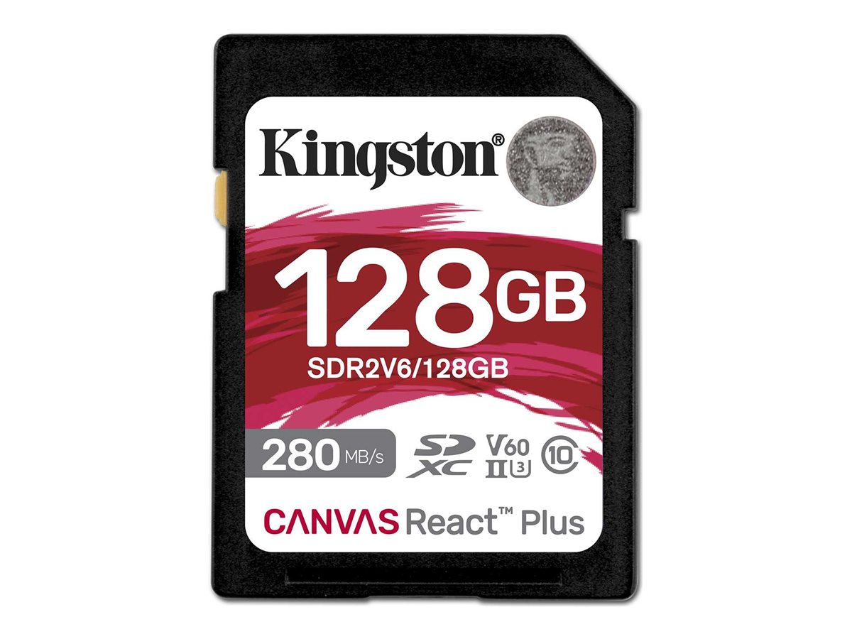 Pilt Kingston | UHS-II Video Speed Class (V60) | 128 GB | SD | Flash memory class Class 10, UHS-II, U3, V60