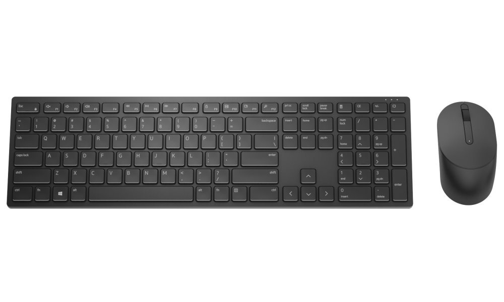 Pilt Dell | Pro Keyboard and Mouse (RTL BOX) | KM5221W | Keyboard and Mouse Set | Wireless | Batteries included | EN/LT | Black | Wireless connection