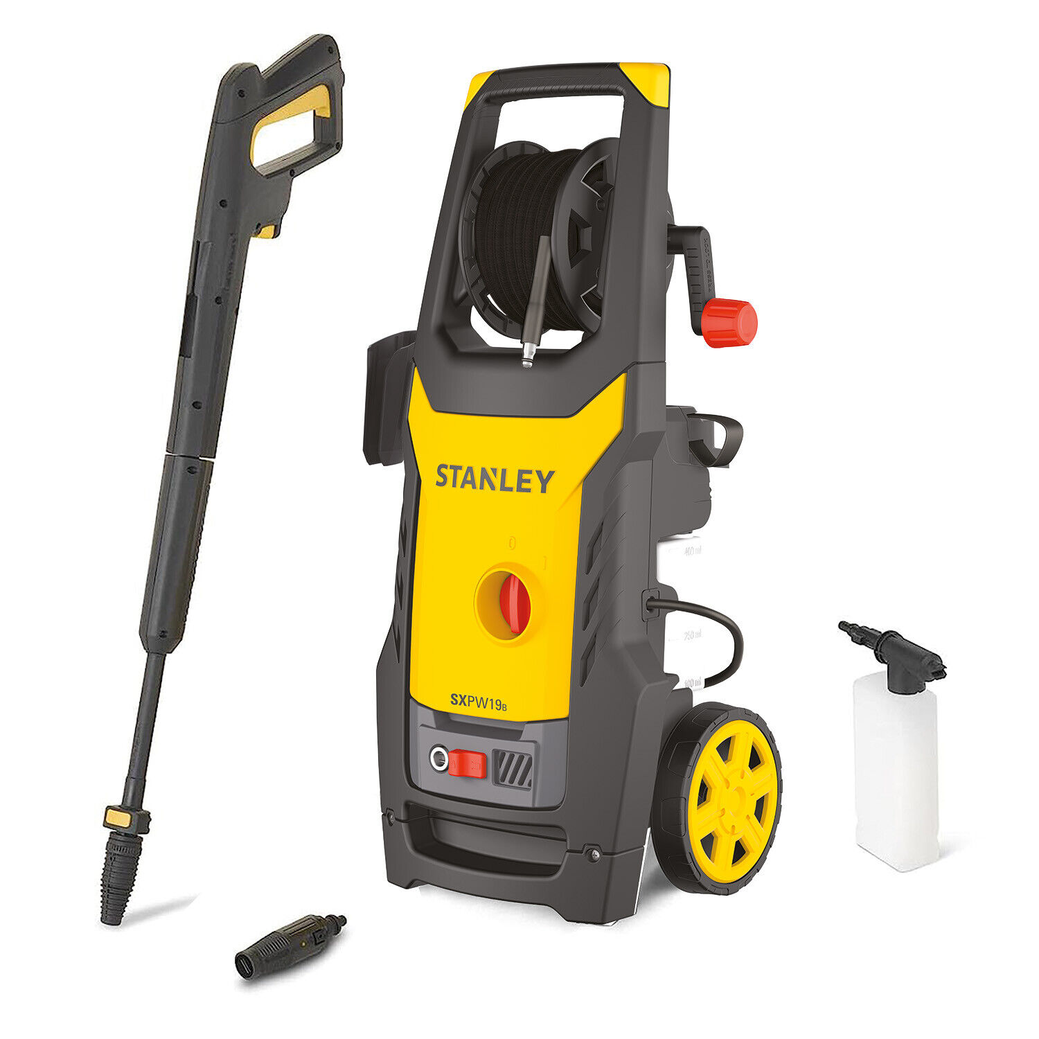 Pilt STANLEY SXPW19B-E High Pressure Washer (1900 W, 150 bar, 440 l/h) | Stanley 1900 W | 150 bar | 440 l/h