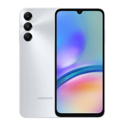 Pilt Samsung | Galaxy | A05s | Silver | 6.7 " | PLS LCD | 1080 x 2400 pixels | Snapdragon 680 4G (6 nm) | Internal RAM 4 GB | 64 GB | microSDXC | Dual SIM | Nano-SIM | 3G | 4G | Main camera 50+2+2 MP | Secondary camera 13 MP | Android | 13 | 5000 mAh