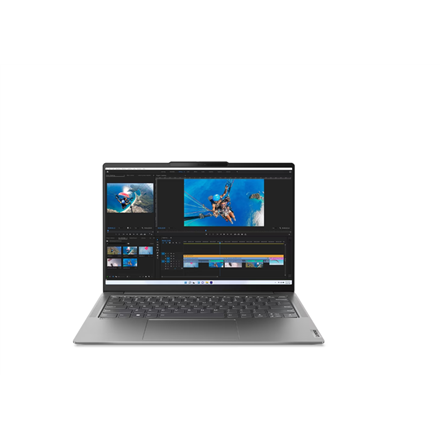 Pilt Lenovo | Yoga Slim 6 14IRH8 | Storm Grey | 14 " | OLED | WUXGA | 1920 x 1200 pixels | Glossy | Intel Core i5 | i5-13500H | 16 GB | Soldered LPDDR5x-5200 | SSD 512 GB | Intel Iris Xe Graphics | Windows 11 Home | 802.11ax | Bluetooth version 5.3 | Keyboard language English | Keyboard backlit | Warranty 24 month(s)