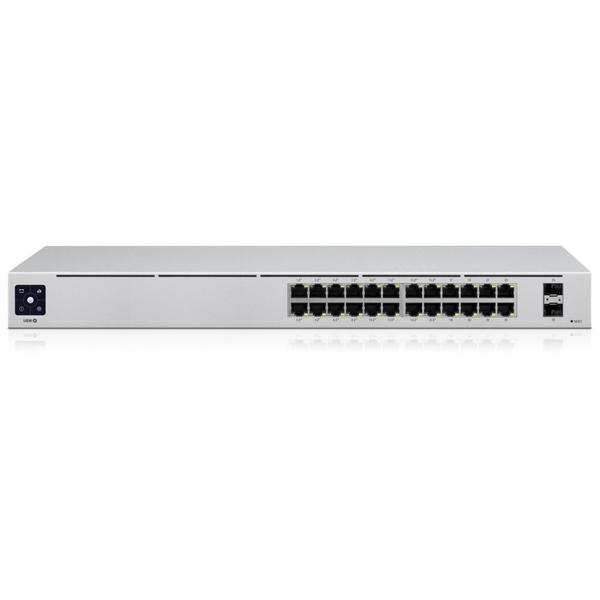 Pilt Ubiquiti | Unifi Switch | USW-PRO-24-POE | Managed L3 | Desktop | Motor power  W | 1 Gbps (RJ-45) ports quantity 24 | SFP+ ports quantity 2 | PoE+ ports quantity 24 | Power supply type AC/DC, Internal, 450W