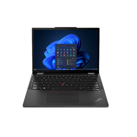 Pilt Lenovo | ThinkPad X13 2-in-1 (Gen 5) | Black | 13.3 " | IPS | Touchscreen | WUXGA | 1920 x 1200 pixels | Anti-glare | Intel Core i7 | ULT7-155U | 16 GB | Soldered LPDDR5x | SSD 512 GB | Intel Graphics | Windows 11 Pro | 802.11ax | Bluetooth version 5.3 | Keyboard language Nordic | Keyboard backlit | Warranty 36 month(s)