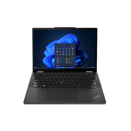 Pilt Lenovo | ThinkPad X13 2-in-1 (Gen 5) | Black | 13.3 " | IPS | Touchscreen | WUXGA | 1920 x 1200 pixels | Anti-glare | Intel Core i7 | ULT7-155U | 32 GB | Soldered LPDDR5x | SSD 1000 GB | Intel Graphics | Windows 11 Pro | 802.11ax | Bluetooth version 5.3 | Keyboard language Nordic | Keyboard backlit | Warranty 36 month(s)