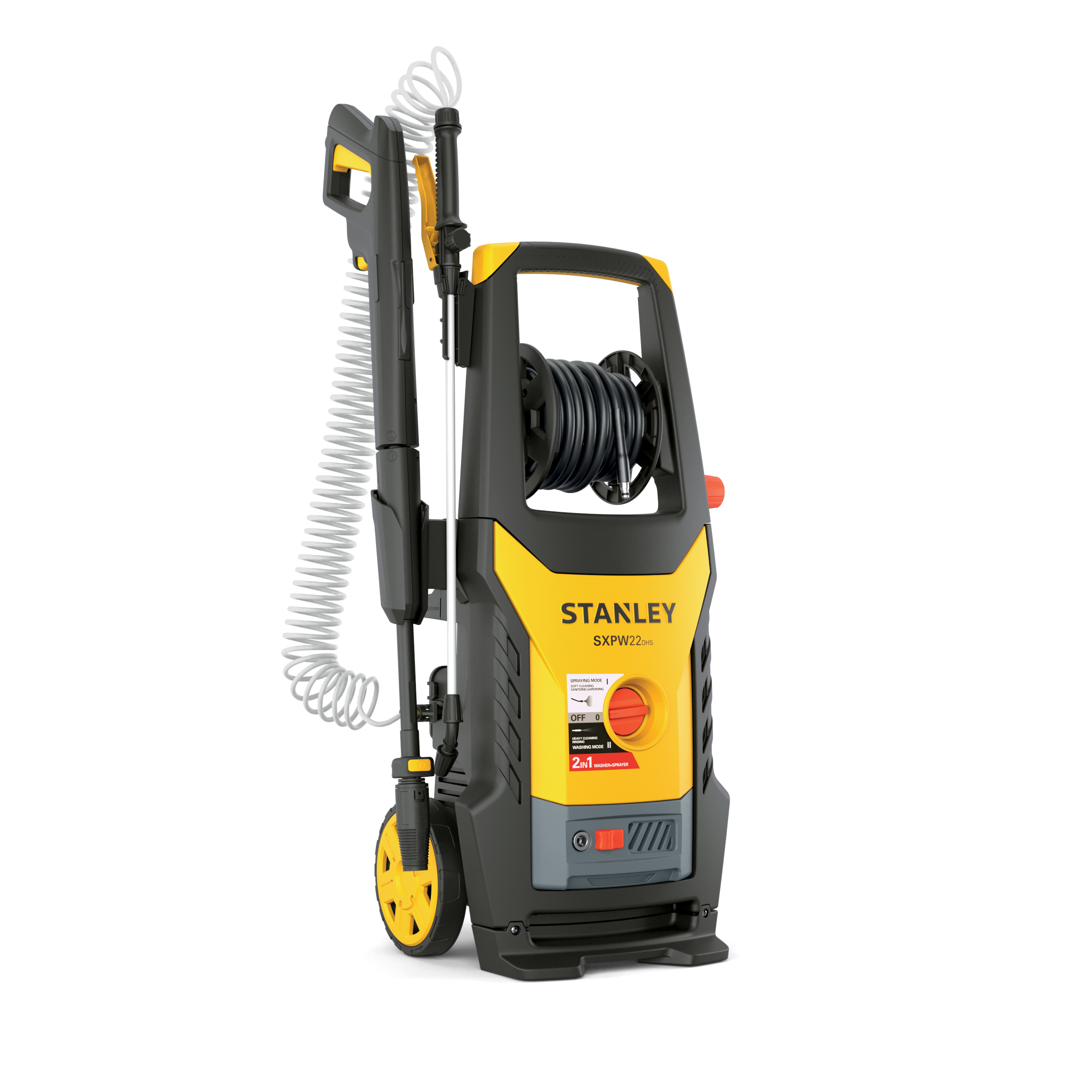 Pilt STANLEY SXPW22DHS-E High Pressure Washer (2200 W, 160 bar, 460 l/h) | Stanley 2200 W | 160 bar | 460 l/h