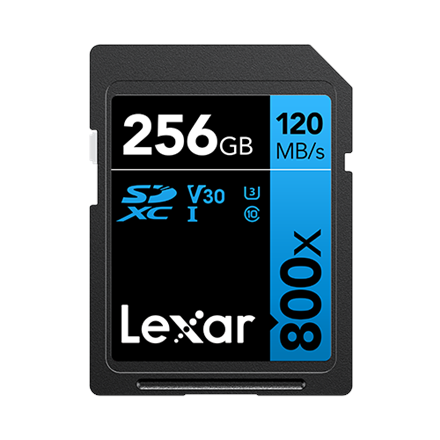 Pilt Lexar | Memory Card | Professional 800x PRO | 256 GB | SDXC | Flash memory class UHS-I