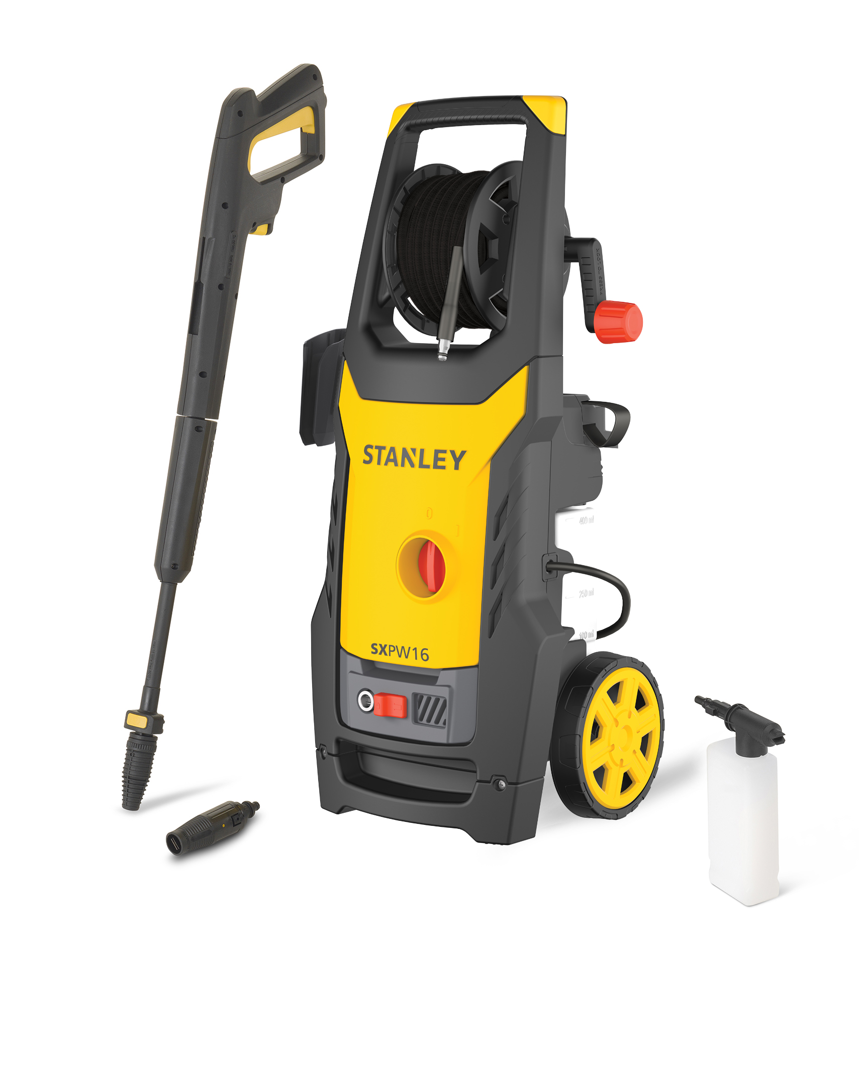 Pilt STANLEY SXPW16E High Pressure Washer (1600 W, 125 bar, 420 l/h) | Stanley 1600 W | 125 bar | 420 l/h