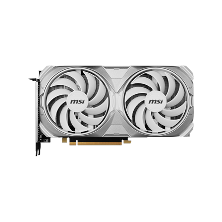 Pilt MSI | GeForce RTX 4070 SUPER 12G VENTUS 2X WHITE | NVIDIA | 12 GB | GeForce RTX 4070 SUPER | GDDR6X | HDMI ports quantity 1 | PCI Express Gen 4