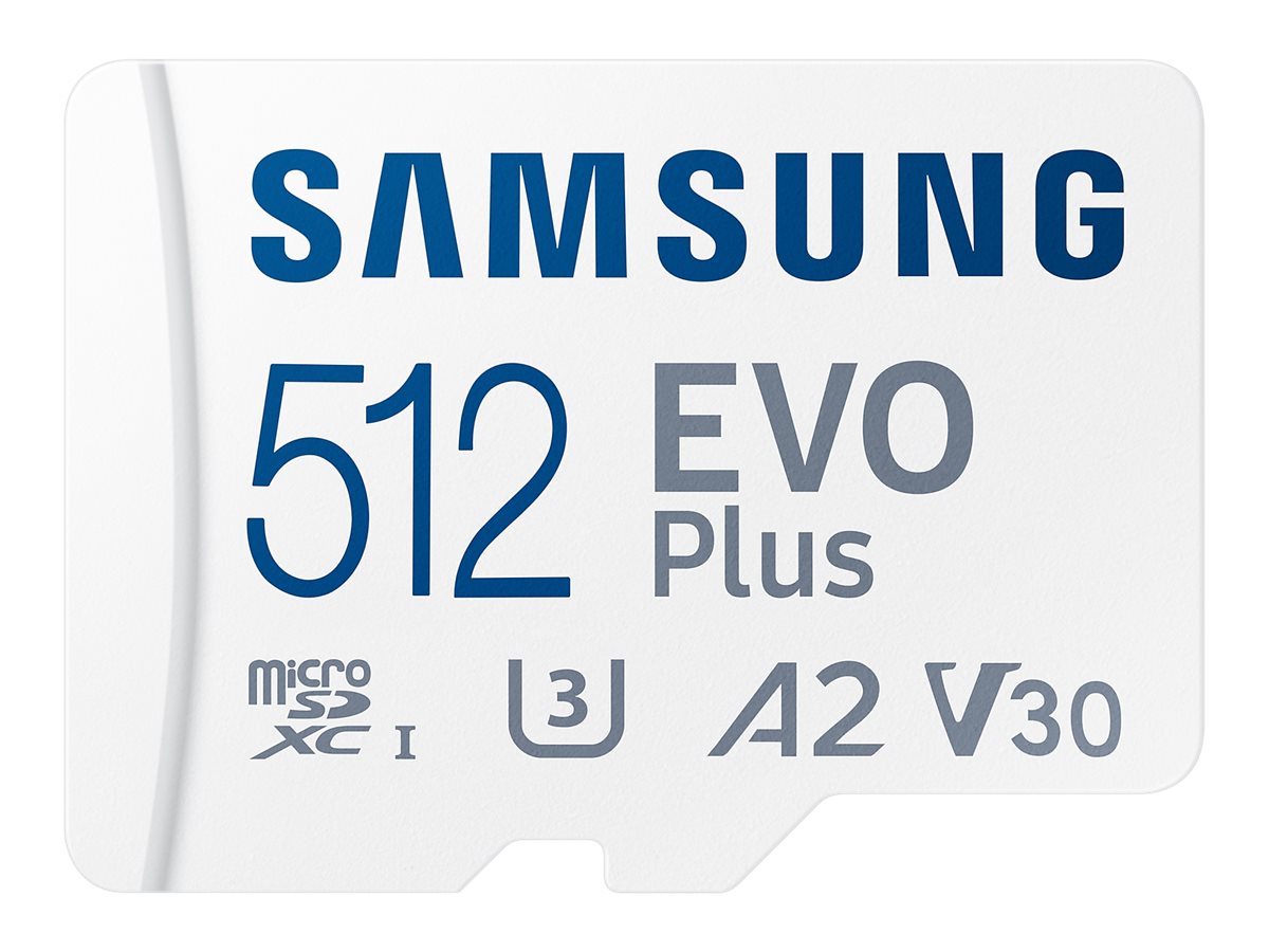 Pilt Samsung | microSD Card | EVO Plus | 512 GB | microSDXC | Flash memory class 10