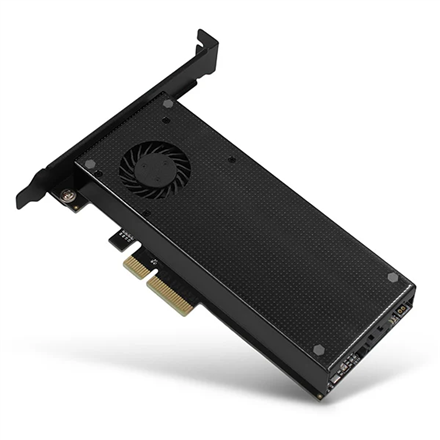 Pilt AXAGON PCIe NVMe with SATA M.2 adapter | PCEM2-DC