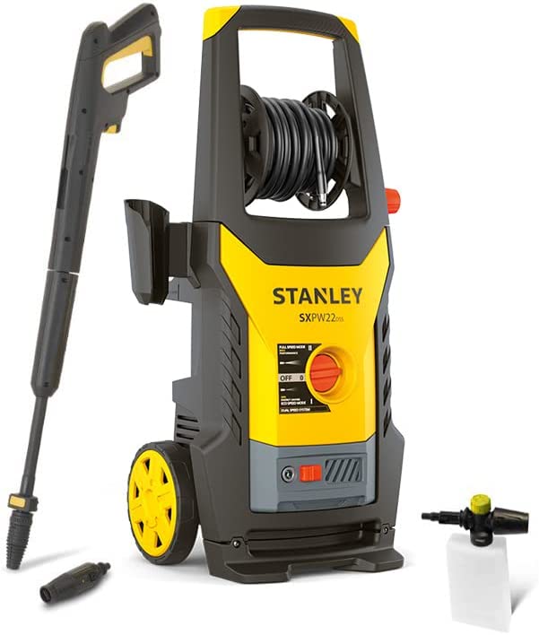 Pilt STANLEY SXPW22DSS-E High Pressure Washer (2200 W, 160 bar, 460 l/h) | Stanley 2200 W | 160 bar | 460 l/h
