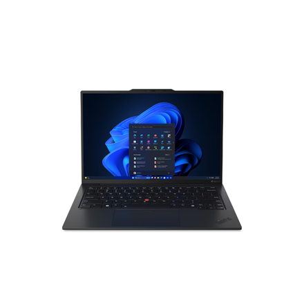 Pilt Lenovo | ThinkPad X1 Carbon Gen 12 | Black | 14 " | IPS | WUXGA | 1920 x 1200 pixels | Anti-glare | Intel Core i7 | ULT7-155U | 16 GB | LPDDR5x | SSD 512 GB | Intel Graphics | Windows 11 Pro | 802.11ax | Bluetooth version 5.3 | LTE Upgradable | Keyboard language English | Keyboard backlit | Warranty 36 month(s)