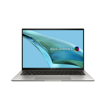 Pilt Asus | Zenbook S 13 OLED UX5304MA-NQ041W | Basalt Grey | 13.3 " | OLED | 2880 x 1800 pixels | Glossy | Intel Core i7 | U7-155U | 16 GB | LPDDR5X | SSD 1000 GB | Intel Iris Xe Graphics | Windows 11 Home | 802.11ax | Bluetooth version 5.3 | Keyboard language US | Keyboard backlit | Warranty 24 month(s)