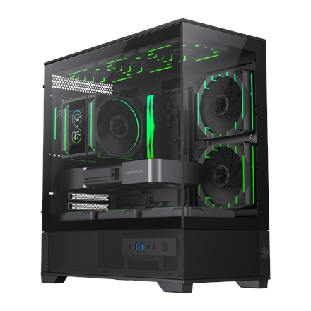 Pilt Gamemax Case | VISTA 2 MB | M-ATX