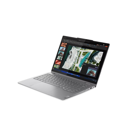 Pilt Lenovo | ThinkBook 14 2-in-1 Gen 4 | Luna Grey | 14 " | IPS | Touchscreen | WUXGA | 1920 x 1200 pixels | Intel Core i7 | ULT7-155U | 16 GB | SO-DIMM DDR5 | SSD 512 GB | Intel Graphics | Windows 11 Pro | 802.11ax | Bluetooth version 5.3 | Keyboard language English | Keyboard backlit | Warranty 24 month(s)