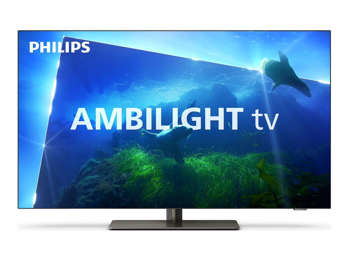 Pilt Philips | 4K UHD OLED Smart TV with Ambilight | 48OLED818/12 | 48" (121cm) | Smart TV | Google TV | 4K UHD OLED