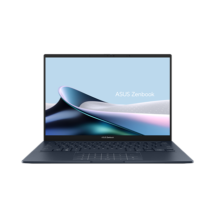 Pilt Asus | Zenbook 14 OLED UX3405MA-PP069W | Ponder Blue | 14.0 " | OLED | 3K | 2880 x 1800 pixels | Glossy | Intel Core U7 | 155H | 16 GB | LPDDR5X on board | SSD 1000 GB | Intel Arc Graphics | Windows 11 Home | 802.11ax | Bluetooth version 5.3 | Keyboard language English | Keyboard backlit | Warranty 24 month(s) | Battery warranty 12 month(s)