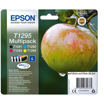 Pilt Epson Multipack 4-colours T1295 DURABrite Ultra | Ink Cartridge | Black, Cyan, Magenta, Yellow