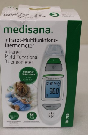 Pilt SALE OUT. Medisana TM 750 Infrared multifunctional thermometer Medisana Infrared multifunctional thermometer TM 750 Memory function DAMAGED PACKAGING | Infrared multifunctional thermometer | TM 750 | Memory function | DAMAGED PACKAGING