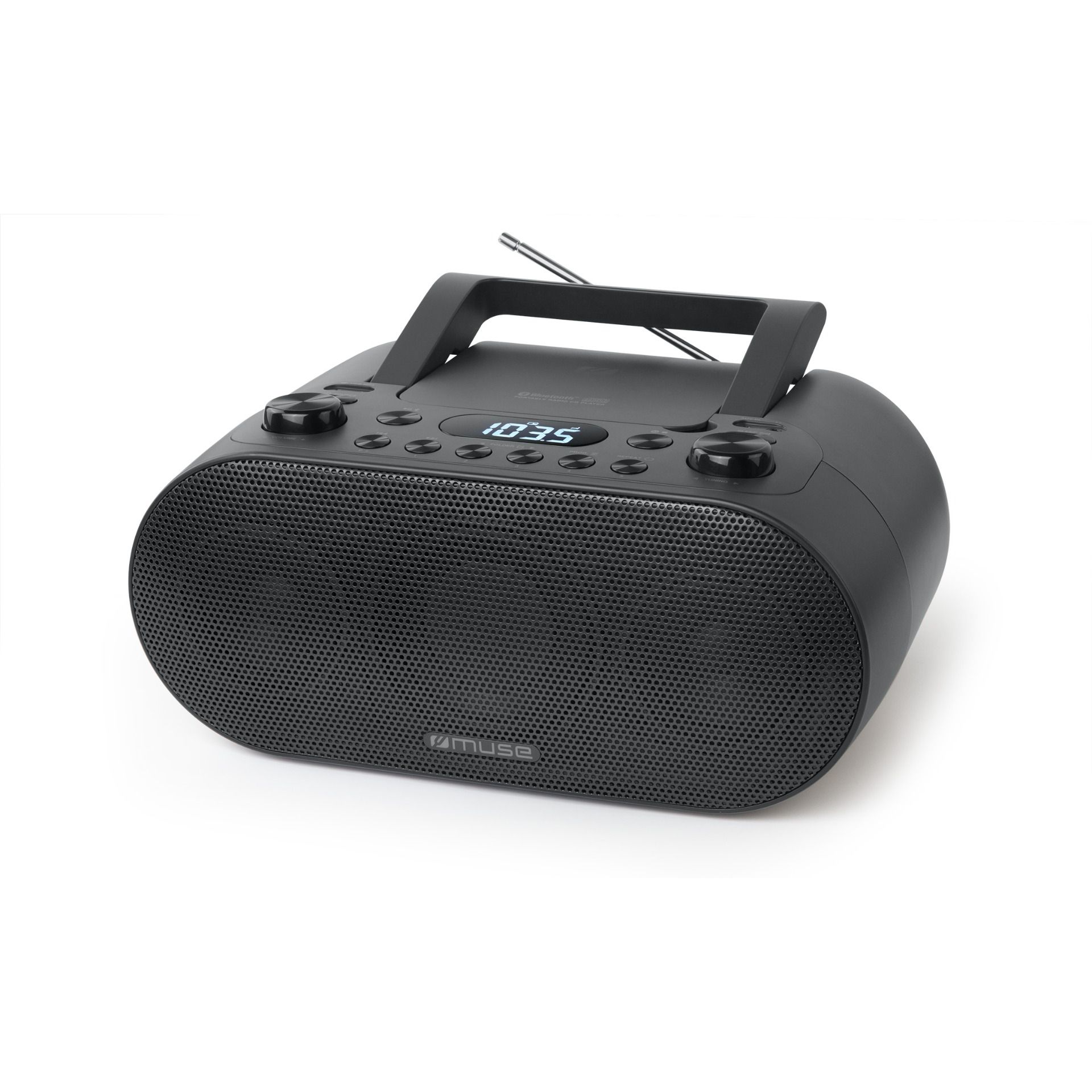 Pilt Muse | Portable Radio with Bluetooth and USB port | M-35 BT | AUX in | Black