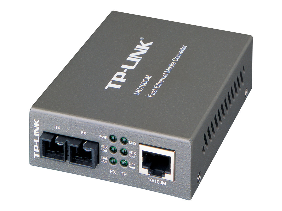 Pilt TP-LINK | 10/100Mbps Multi-Mode Media Converter | MC100CM | 10/100Base-TX | 100Base-FX