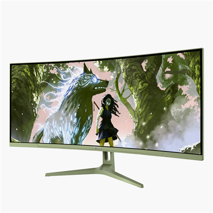 Pilt Arozzi | Nova | 34 " | VA | UWQHD | 21:9 | 165 Hz | 1 ms | 3440 x 1440 pixels | 350 cd/m² | HDMI ports quantity 2 | Forest Green