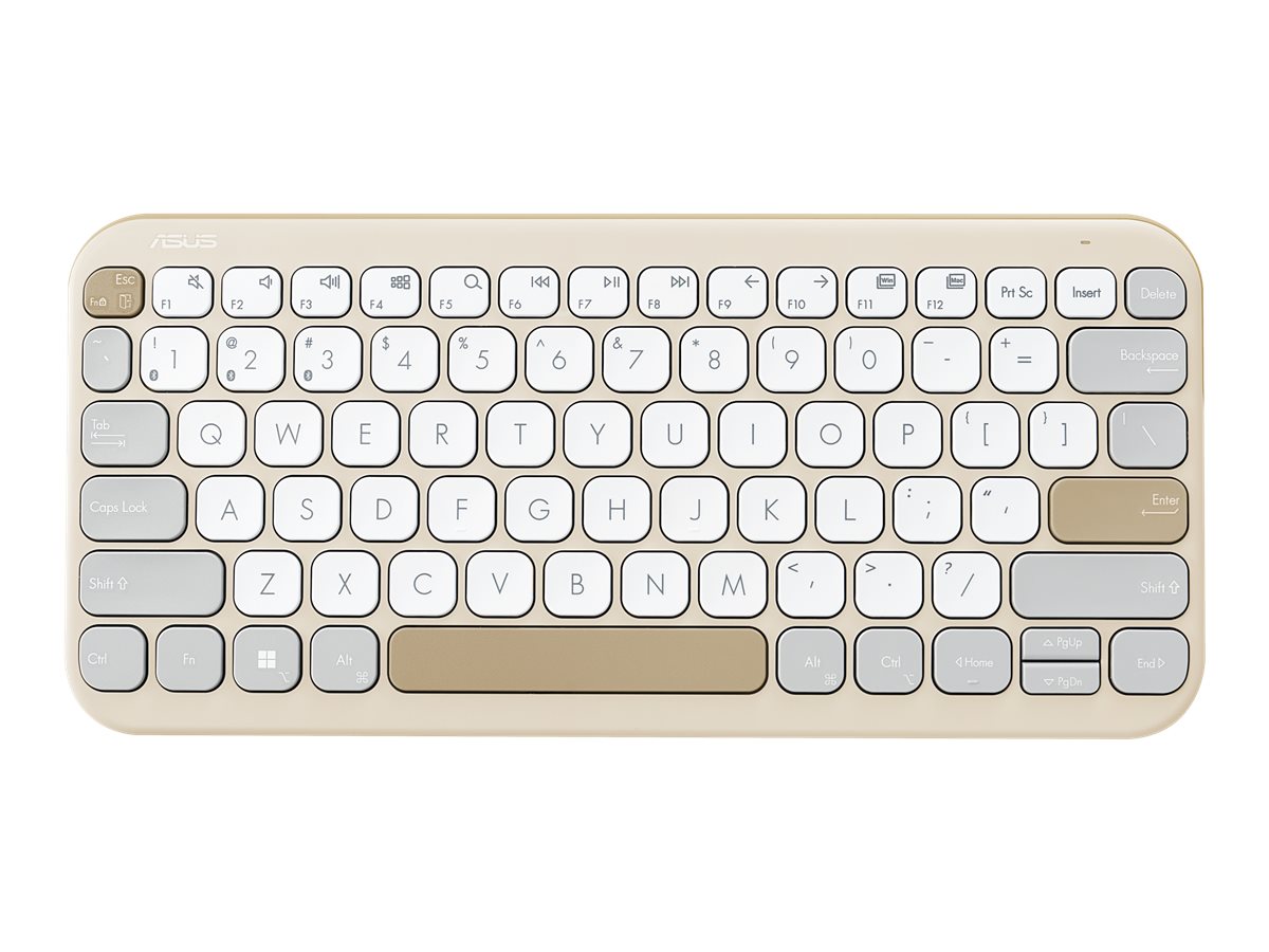 Pilt KW100 | Keyboard | Wireless | US | Oat Milk | Bluetooth