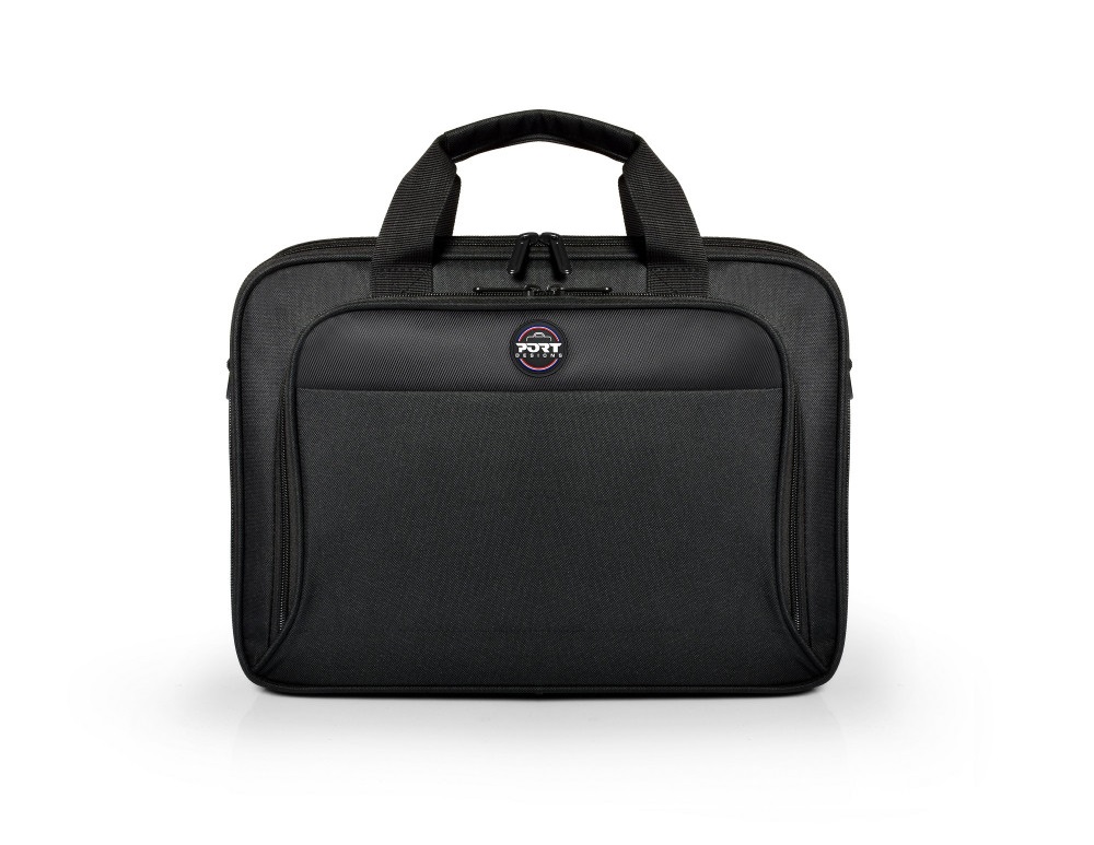 Pilt PORT DESIGNS | Fits up to size 15.6 " | HANOI II CLAMSHELL | 105064 | Messenger - Briefcase | Black | Shoulder strap