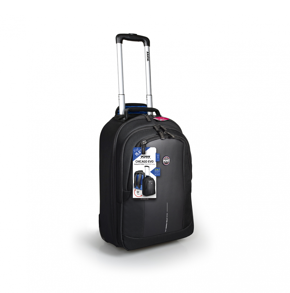 Pilt PORT DESIGNS | Fits up to size 15.6 " | CHICAGO EVO | 170231 | Backpack/Roller | Black