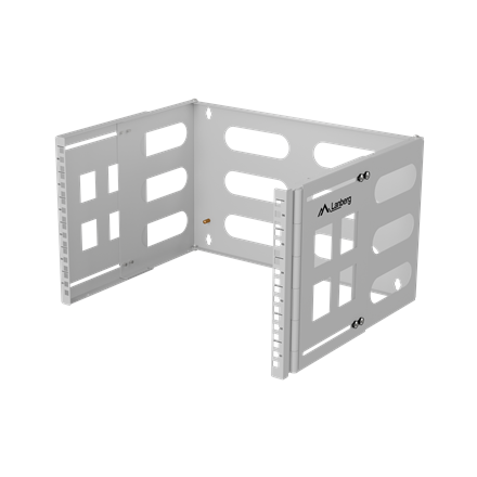 Pilt Lanberg Folding Bracket Wall-mount 19" 6U | FB01-5406-10S | Grey