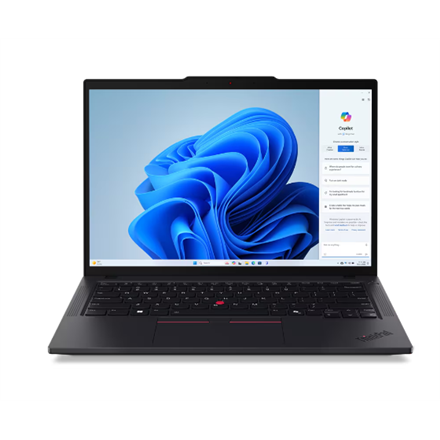 Pilt Lenovo ThinkPad T14 Gen 5 | Black | 14 " | IPS | WUXGA | 1920 x 1200 pixels | Anti-glare | Intel Core U7 | 155U | 32 GB | SO-DIMM DDR5 | SSD 1000 GB | Intel Graphics | Windows 11 Pro | 802.11ax | Bluetooth version 5.3 | LTE Upgradable | Keyboard language Nordic | Keyboard backlit | Warranty 36 month(s)