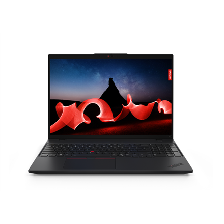 Pilt Lenovo ThinkPad L16 Gen 1 | Black | 16 " | IPS | WUXGA | 1920 x 1200 pixels | Anti-glare | Intel Core U7 | 155U | 16 GB | SO-DIMM DDR5 | SSD 512 GB | Intel Graphics | Windows 11 Pro | 802.11ax | Bluetooth version 5.3 | LTE Upgradable | Keyboard language Nordic | Keyboard backlit | Warranty 36 month(s)