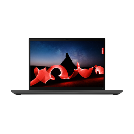 Pilt Lenovo | ThinkPad T14 (Gen 4) | Black | 14 " | IPS | WUXGA | 1920 x 1200 | Anti-glare | Intel Core i7 | i7-1355U | 32 GB | Soldered DDR5-5200 | SSD 512 GB | Intel Iris Xe Graphics | Windows 11 Pro | 802.11ax | Bluetooth version 5.1 | LTE Upgradable | Keyboard language English | Keyboard backlit | Warranty 36 month(s) | Battery warranty 12 month(s)