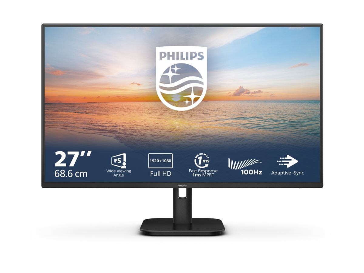 Pilt PHILIPS 27E1N1100A/00 27" 16:9/1920x1080/250cdm2/4ms/VGA HDMI Audio out | Philips 27 " | 100 Hz | Warranty 36 month(s)