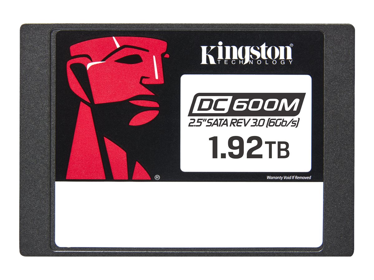 Pilt Kingston DC600M | 1920 GB | SSD form factor 2.5" | SSD interface SATA Rev. 3.0 | Read speed 560 MB/s | Write speed 530 MB/s