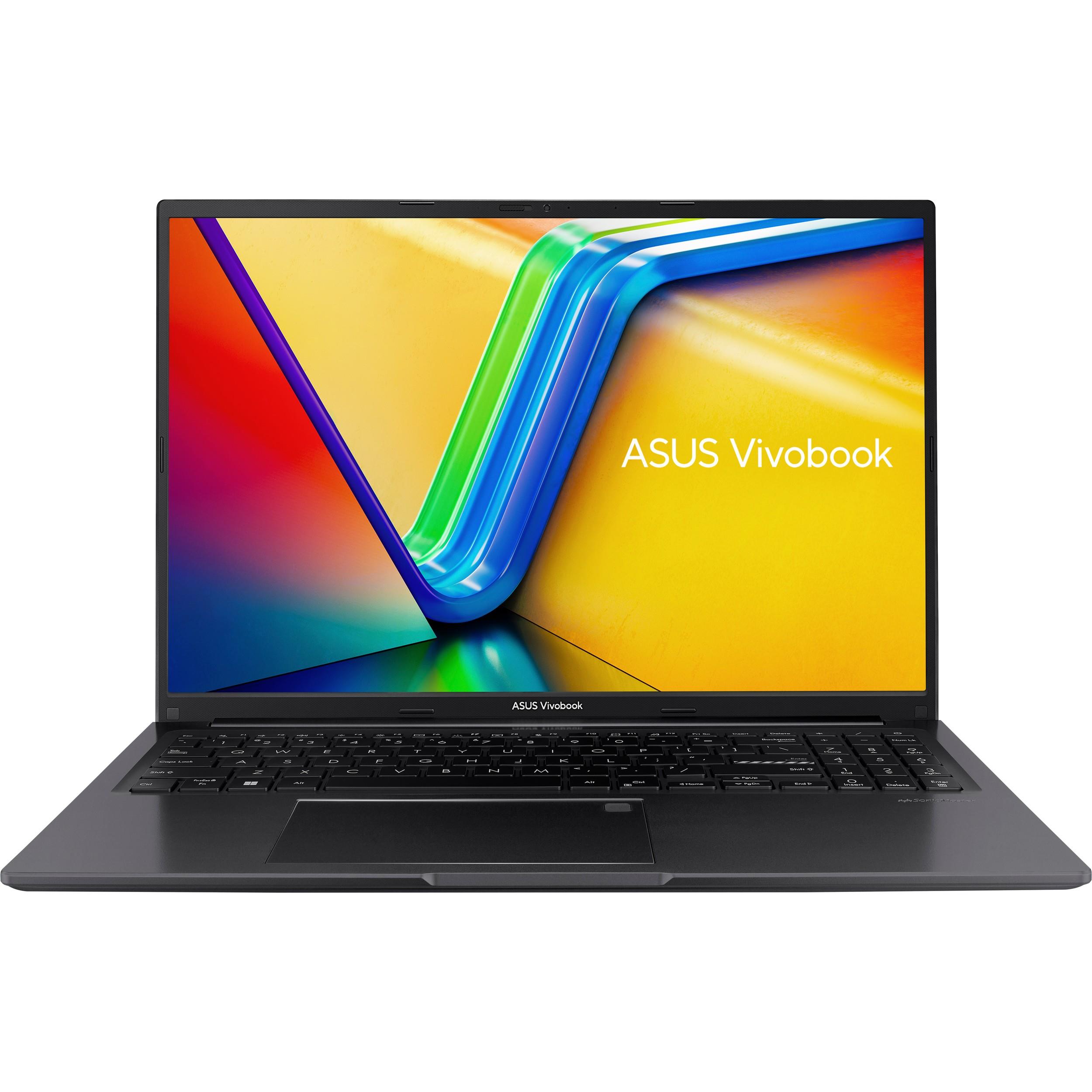 Pilt Asus | Vivobook 16 X1605VA-MB252W | Indie Black | 16 " | IPS | WUXGA | 1920 x 1200 pixels | Anti-glare | Intel Core i5 | i5-13500H | 16 GB | 8GB DDR4 on board + 8GB DDR4 SO-DIMM | SSD 512 GB | Intel Iris Xe Graphics | Windows 11 Home | 802.11ax | Bluetooth version 5.3 | Keyboard language English | Keyboard backlit | Warranty 24 month(s) | Battery warranty 12 month(s)