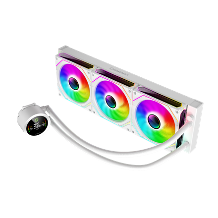 Pilt Gamemax CPU Liquid Cooler | ICEBURG 360 DIGITAL WH | White