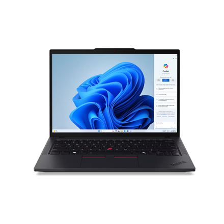 Pilt Lenovo Bluetooth version 5.3 | Black | 14 " | 1920 x 1200 pixels | Anti-glare | WUXGA | 16 GB | SO-DIMM DDR5 | Keyboard backlit | Keyboard language English | Intel Graphics | Windows 11 Pro | IPS | Intel Core U5 | 125U | ThinkPad T14 Gen 5 | SSD 512 GB | Warranty 36 month(s) | 802.11ax | LTE Upgradable