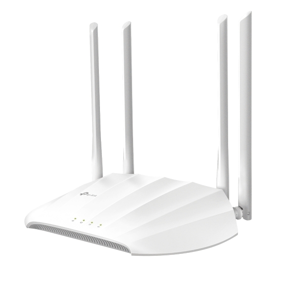 Pilt TP-LINK | TL-WA1201 | Access Point | 802.11ac | 2.4GHz/5 GHz | 300+867 Mbit/s | 10/100/1000 Mbit/s | Ethernet LAN (RJ-45) ports 1 | MU-MiMO Yes | no PoE | Antenna type 4 Fixed High Performance | No