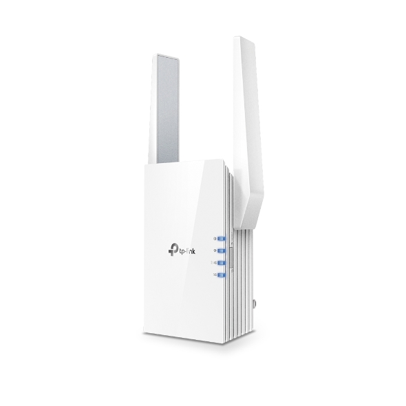 Pilt TP-LINK | RE505X | Extender | 802.11ax | 2.4GHz/5GHz | 300+1200 Mbit/s | 10/100/1000 Mbit/s | Ethernet LAN (RJ-45) ports 1 | MU-MiMO No | no PoE | Antenna type 2xExternal